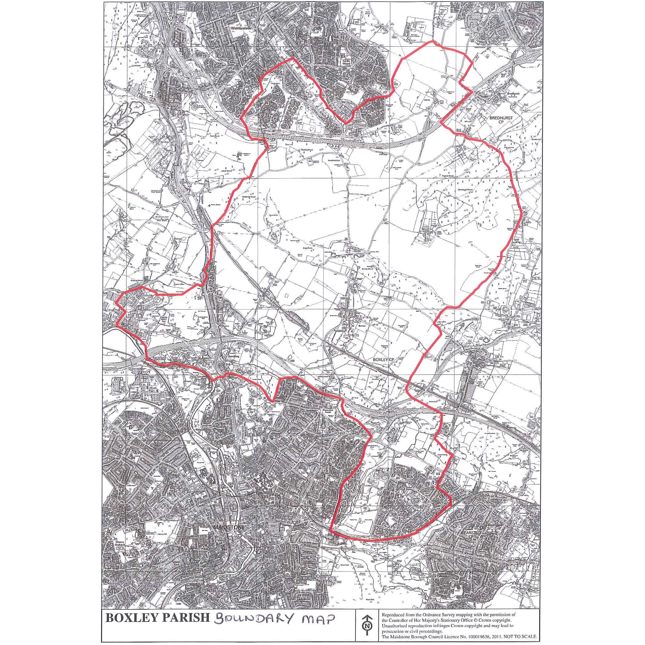 Boundary Map - Boxley Parish Council